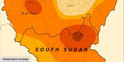 Žemėlapis Sudano klimato